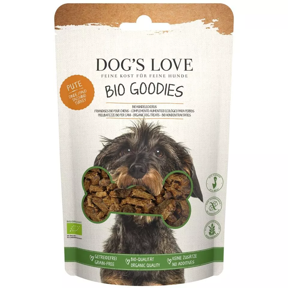 Hunde-Leckerlis - Bio Pute in Verpackung