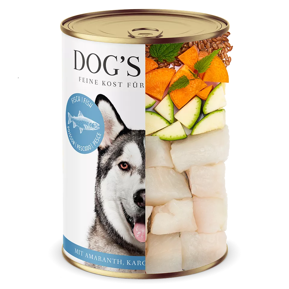 Premium Hunde-Nassfutter Fisch jetzt kaufen | DOG'S LOVE