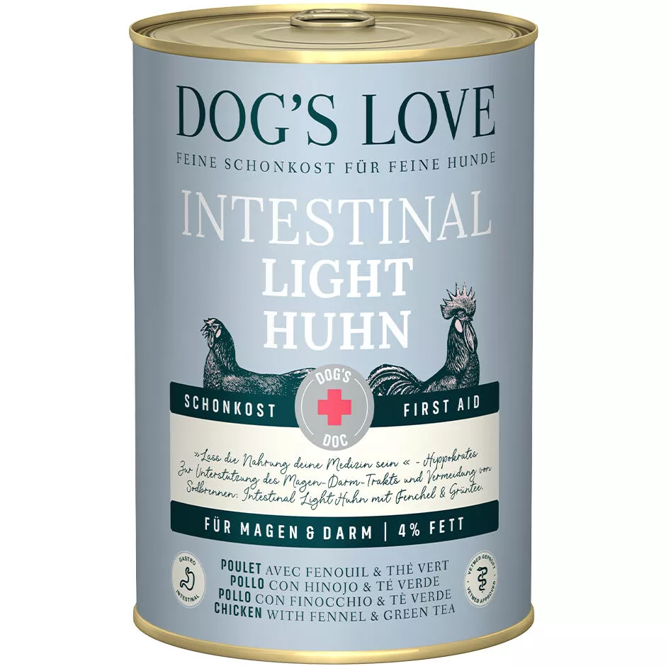 Schonkost für Hunde - Intestinal Light Huhn in Dose