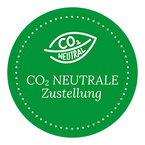 Icon mit der Aufschrift: CO2 Neutrale Zustellung