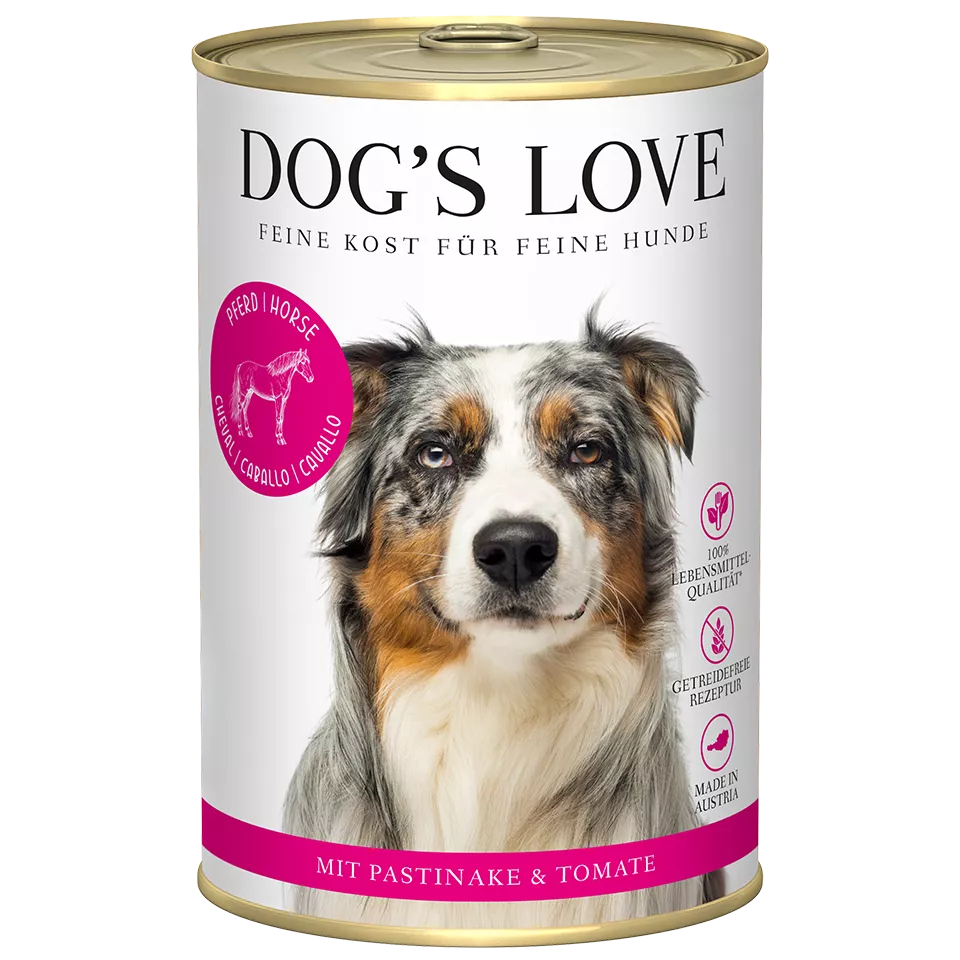 DOG'S LOVE Premium wet dog food Adult Horse | Buy Now
