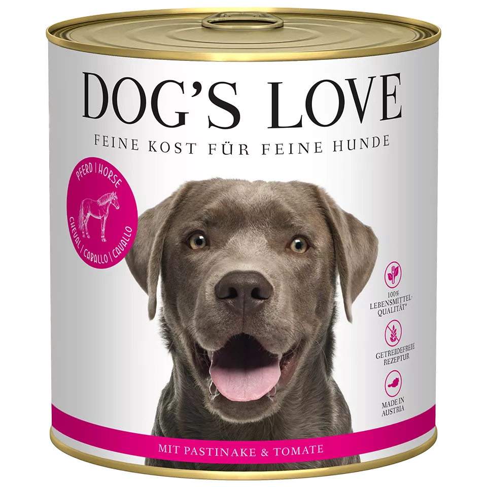 DOG'S LOVE Premium wet dog food Adult Horse | Buy Now