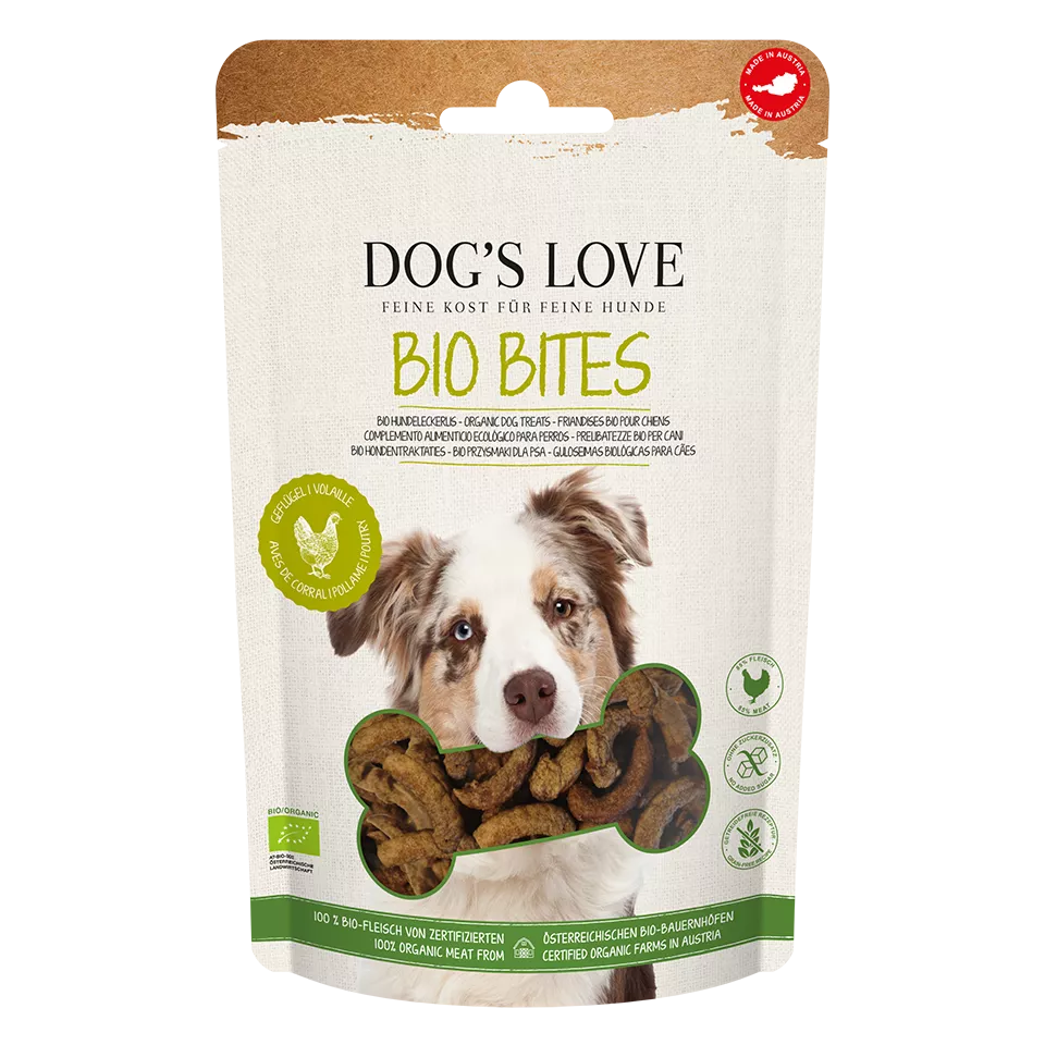 DOG'S LOVE Premium Dog Snack Organic Poultry Buy Now