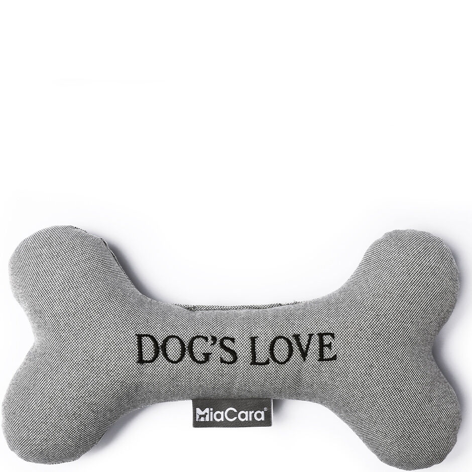 Plush dog bone top