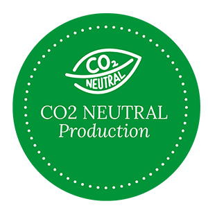 Icon with the inscription: CO2 neutral delivery