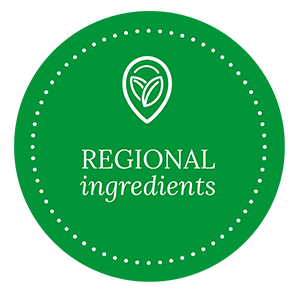 Icon with the inscription: regional ingredients