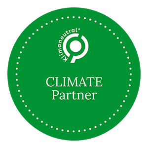 Icono con la inscripción: Climate Partner