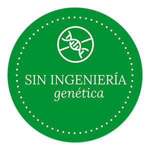 Icono con la inscripción: Sin ingeniería genética
