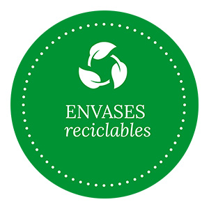 Icono con la inscripción: Envases reciclables