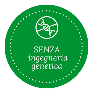 Icona con la scritta: Senza ingegneria genetica